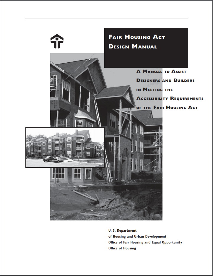 Fair Housing Act Design Manual cover.