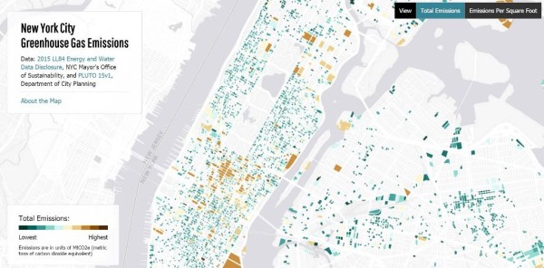 2016 Emissions Map