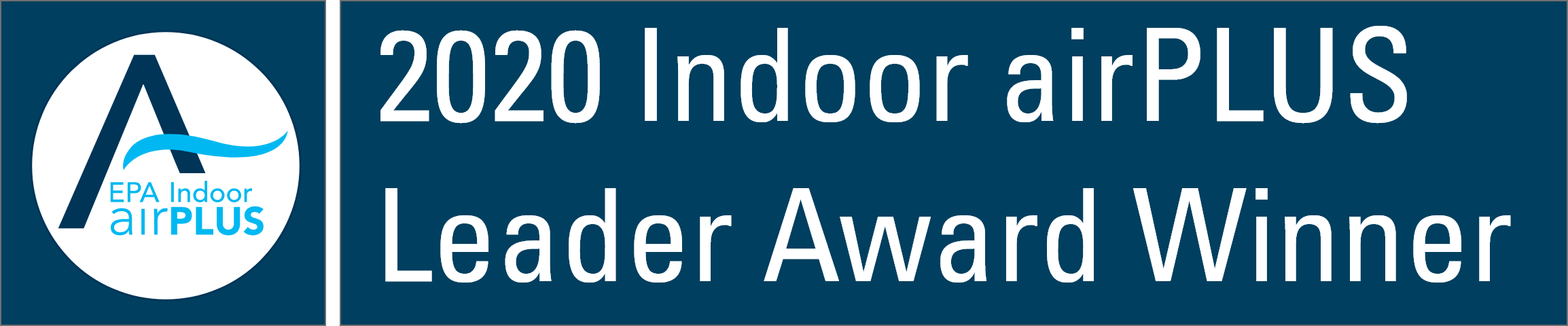 Indoor airPLUS Leader Award Winner Banner
