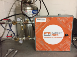 CarbonCure valve box and gas tank