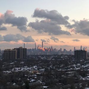 Image of NYC from rooftop