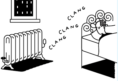 Clanging Pipes Cartoon