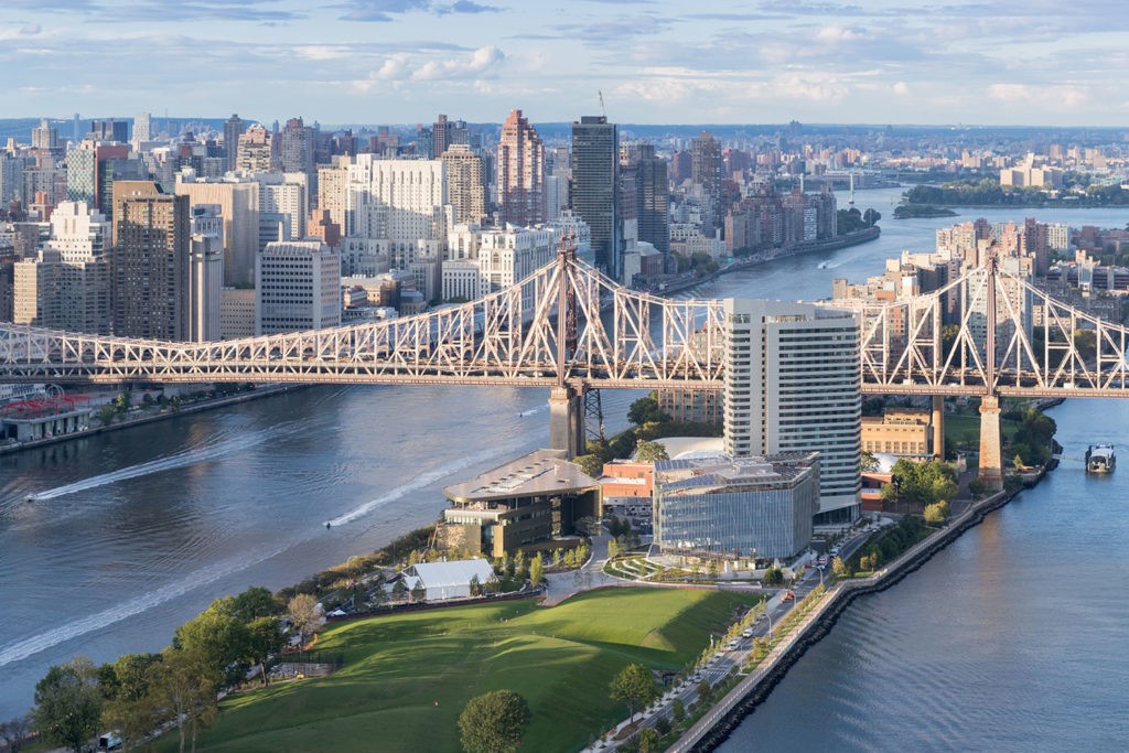 Cornell Tech Campus on Roosevelt Island, NY.