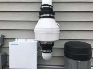 Radon fan installed for remediation