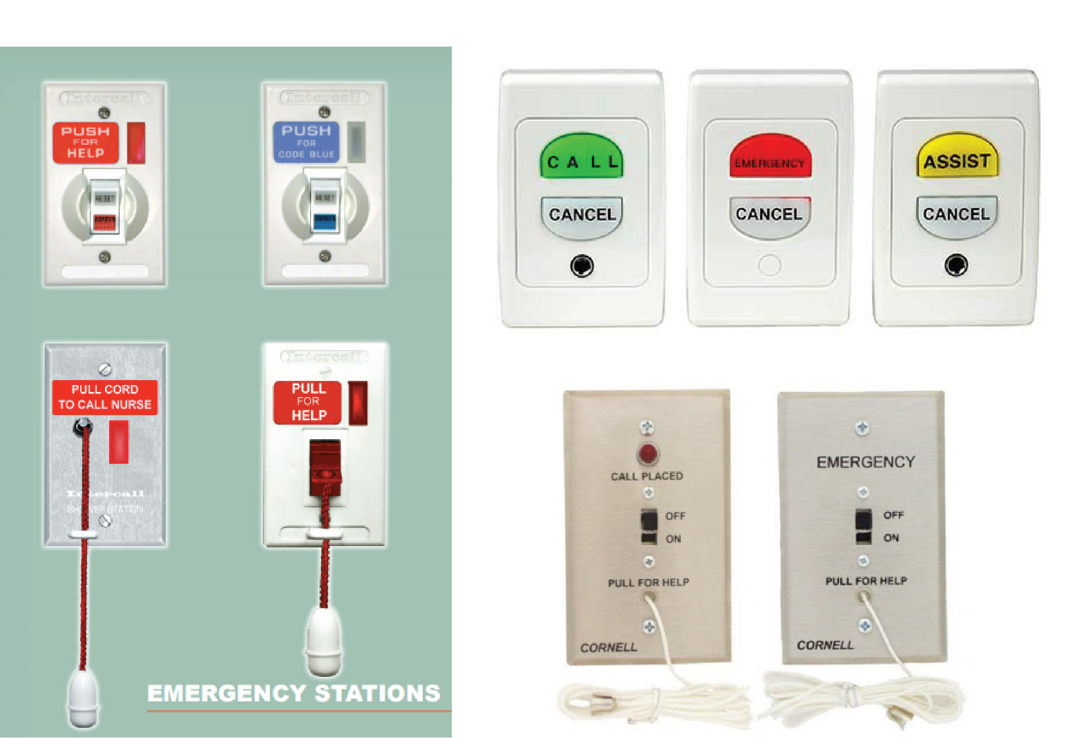 emergency station call buttons