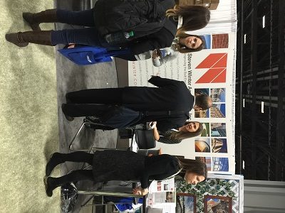 SWA staffers chat up expo goers at the SWA booth. 