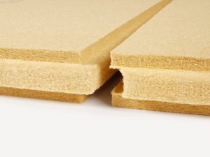 Image of wood fiberboard insulation