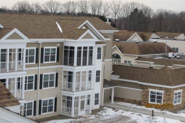 Apartment building used in a ventilation study where units had no direct make-up air supply.