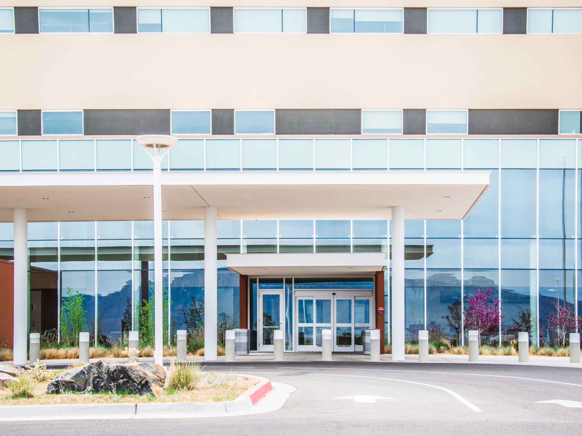 Healthcare facility entrance