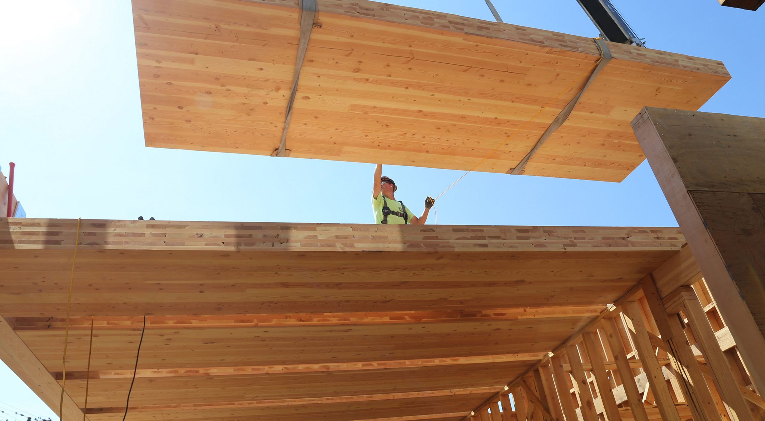 Construction with mass timber
