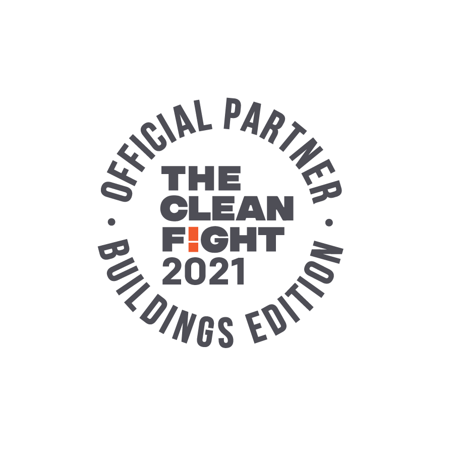 The Clean Fight Buildings Edition 2021 Official Partner logo.