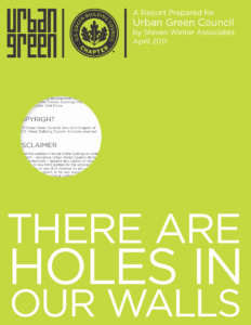 Cover of There Are Holes in Our Walls report. 